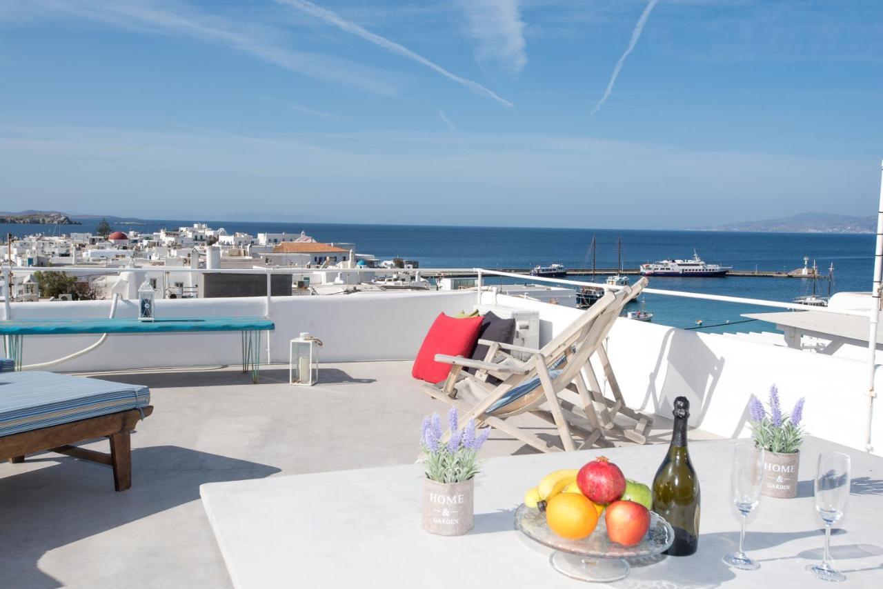 Ferienhaus Mykonos Panorama With Private Terrace & Sea View Mykonos Town
